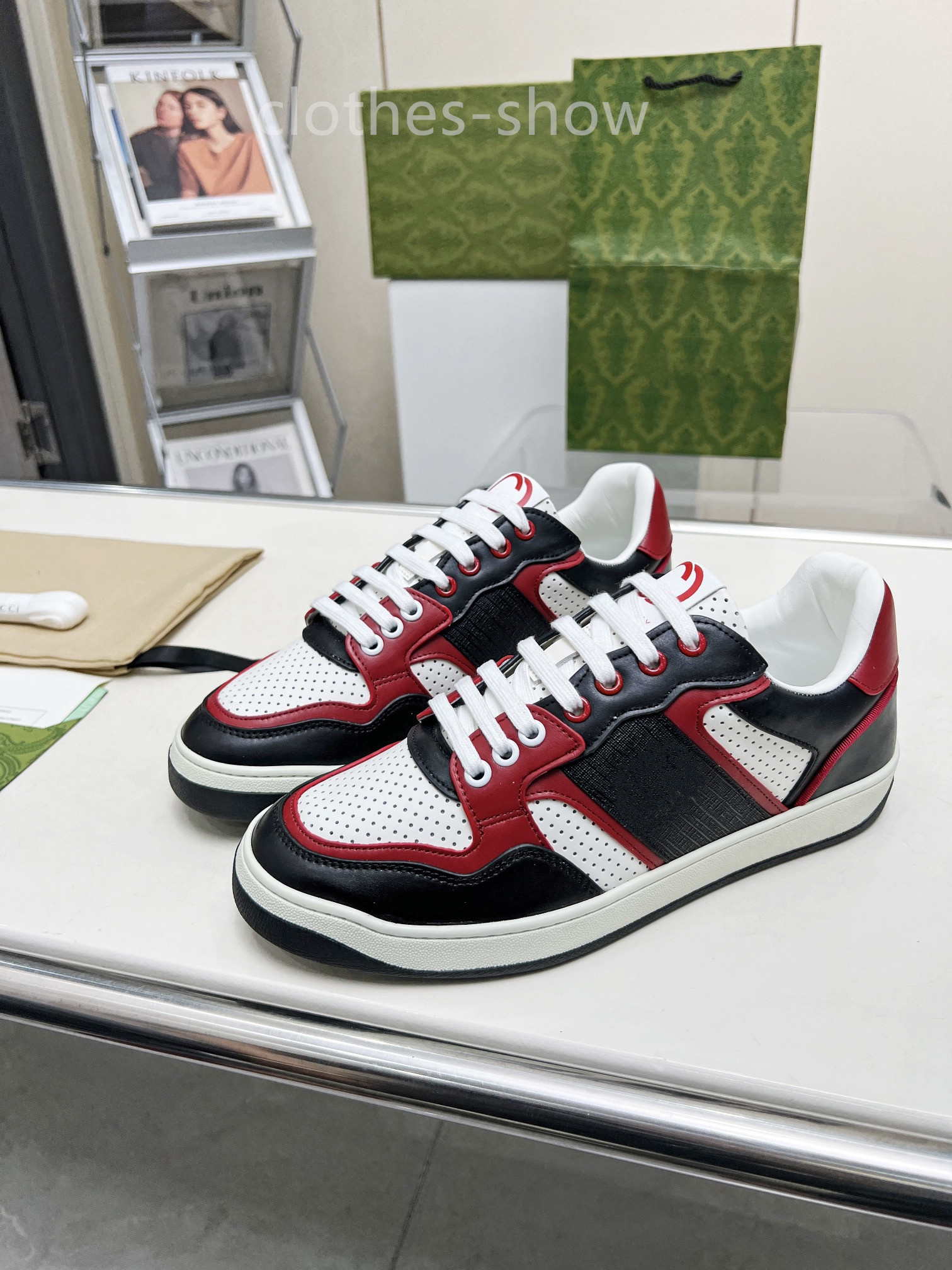 Designer Shoes Oversized Sneaker mens shoes black white platform shoes men Fashion sneakers leather women casual shoes Size 35-44
