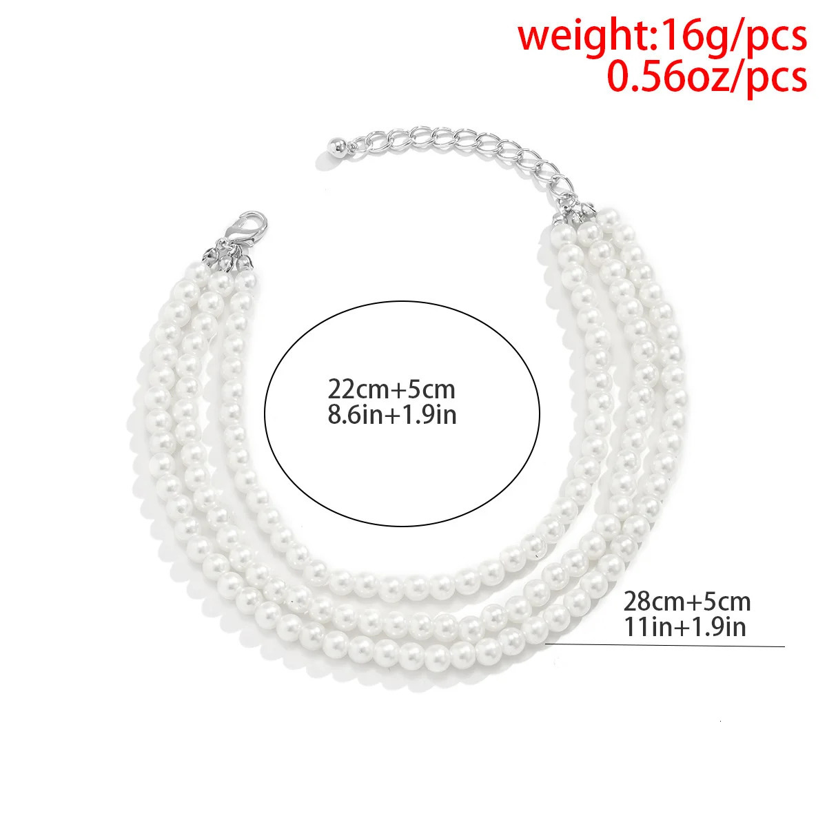 Vintage Round LOVE Engraved Pendant Anklet Womens Multilayer Pearl Beaded Anklets Girls Fashion Jewelry 250815