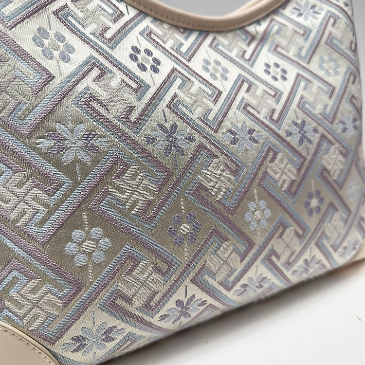 Free Shipping Designer New Chinese Style Intangible Cultural Heritage Zhuang Brocade Armpit Bag Fashion Women's Large Capacity Shoulder Bag Embro