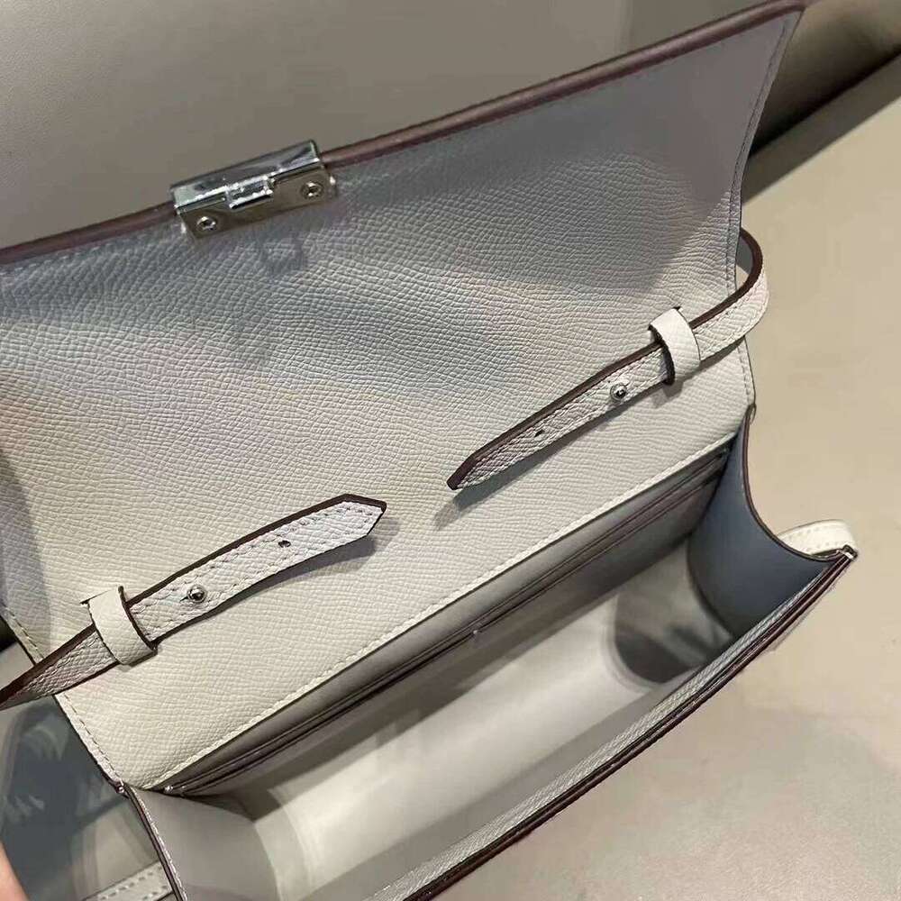 Fashion Palmprint Genuine Leather Small Square Bag High Quality Versatile Single Shoulder Crossbody Bags For Women