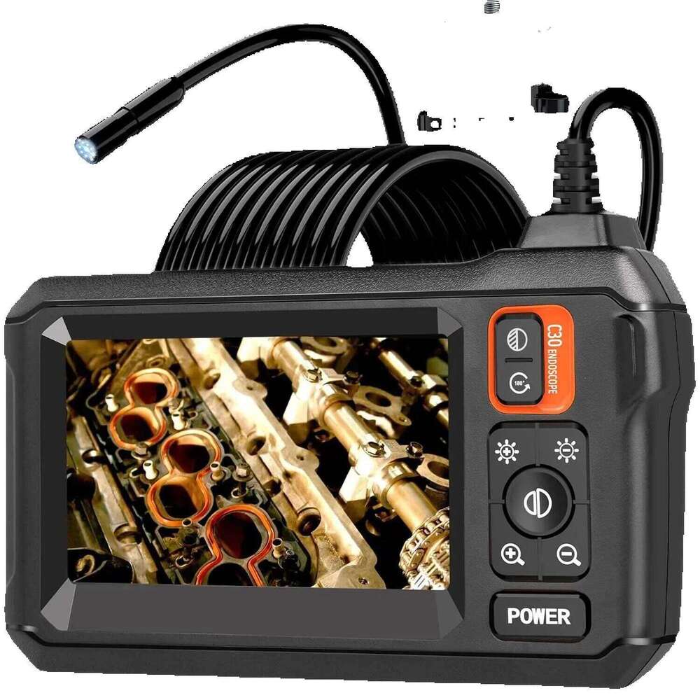 4.3Ips Screen, Industrial Endoscope, Ip67 Waterproof LED Camera Hd1080p Pipe, Sewer Car Inspection, Endoscope