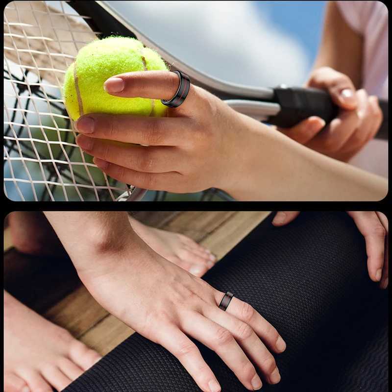 2025 R04 Smart Ring Men Women With Charging Case Health Sleep Monitor 5ATM Waterproof Smart Ring Multi-sport Mode Camera Control W250819