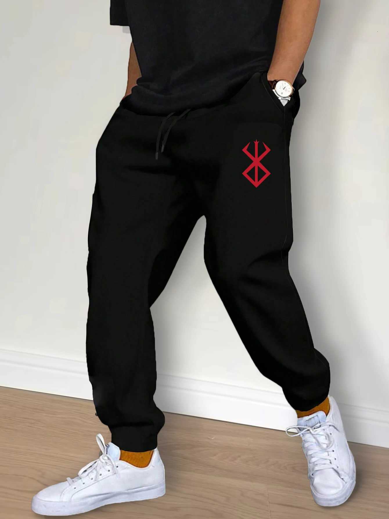 Mens Casual Pants Fashion Drawstring Casual Pants Joggers Workout Running Gym Fitness Sports Trousers Streetwear Trousers W250819