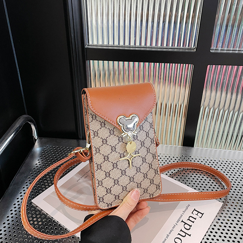 Free shipping designer Touchscreen Phone Bag for Women 2025 New Double-layer Mini Small Bag Coin Lightweight Shoulder Bag Crossbody Bag Women Bag