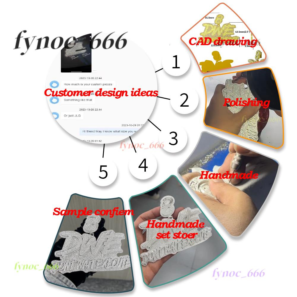 Blingbling Round Memory Photo Picture Pendant Iced Out Moissanite Diamond S925 Luxury Moissanite Pendant