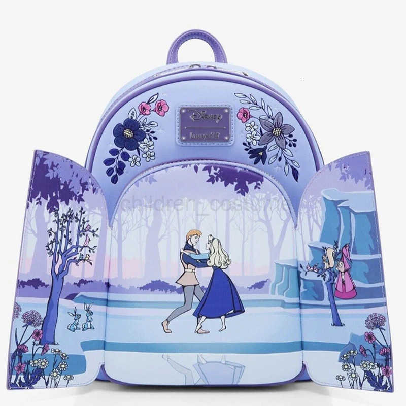 Disney Loungefly Sleeping Beauty 65th Anniversary Mini Backpack Princess Aurora Dancing Backpack W250819