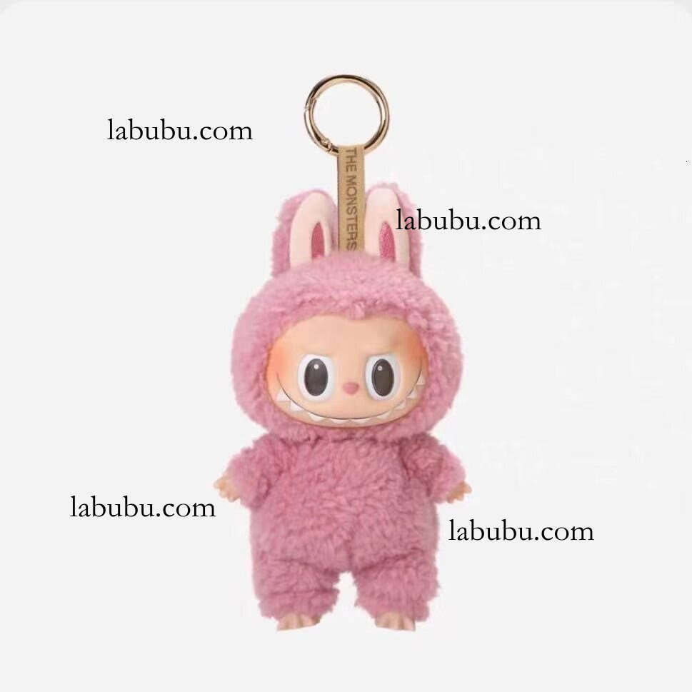 Labubu Bubble Mart Vinyl Face Ornament Macaron First Generation Plush Toy Doll Figure