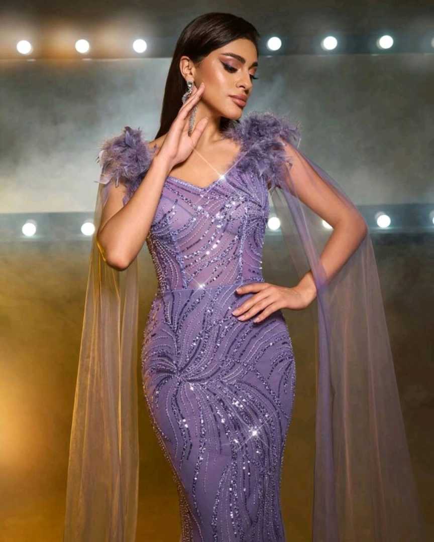 Gorgeous Evening Dresses Mermaid Strapless Sequined Beads Sleeveless Backless Prom Gowns Party Dresses Custom Made Vestidos de noche