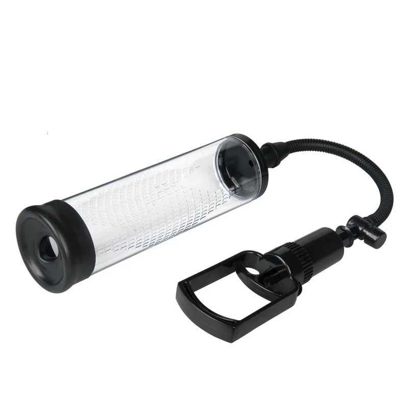 Penis Pump Extender Enlarger Male Sex Toys Manual Penis Vacuum Pump Sexual Enhancer Adult Toys Training Device XJ250819