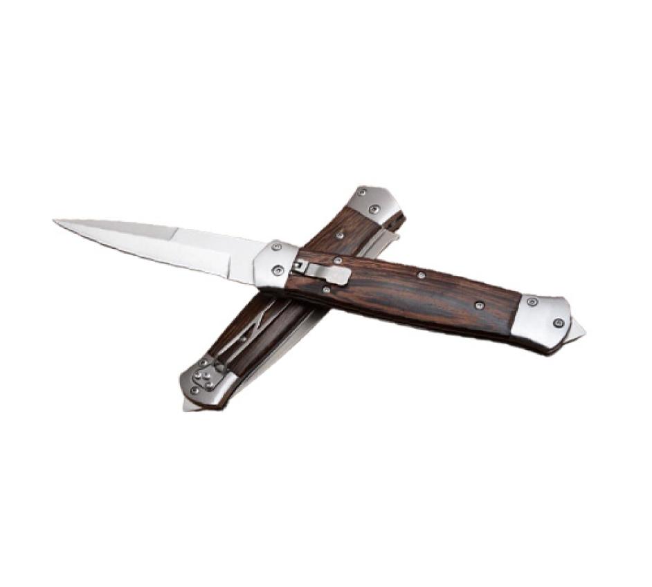 Special Offer FIELDER automatic F122 knife 8Cr13Mov Satin Blade Steel Cocobolo handle Rescue knife cutting tools G707 single a7988499