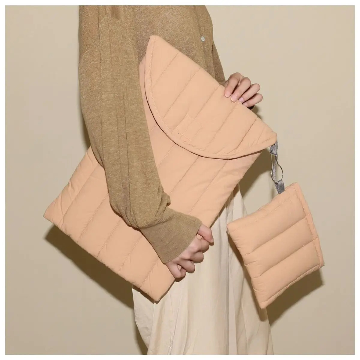 Ins Green Laptop Sleeve Case 11 13 14 15 16 Inch HP DELL Notebook Bag Carrying Bag Air Pro 13.3 Shockproof Case Women 250814