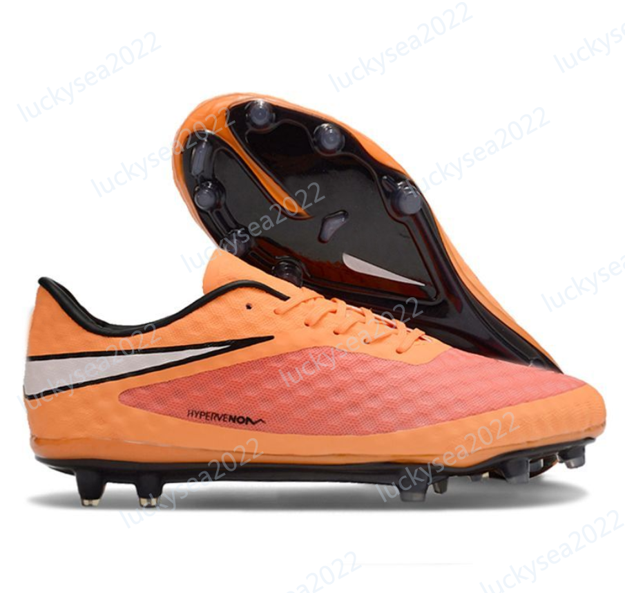 Hypervenom phant0m FG Soccer Cleats Hypervenom Black Ronaldo Vapro 1 Chrome Boots Cleats Silver Pack Kids Youth Mens Soccer Shoes Safari Football Shoes