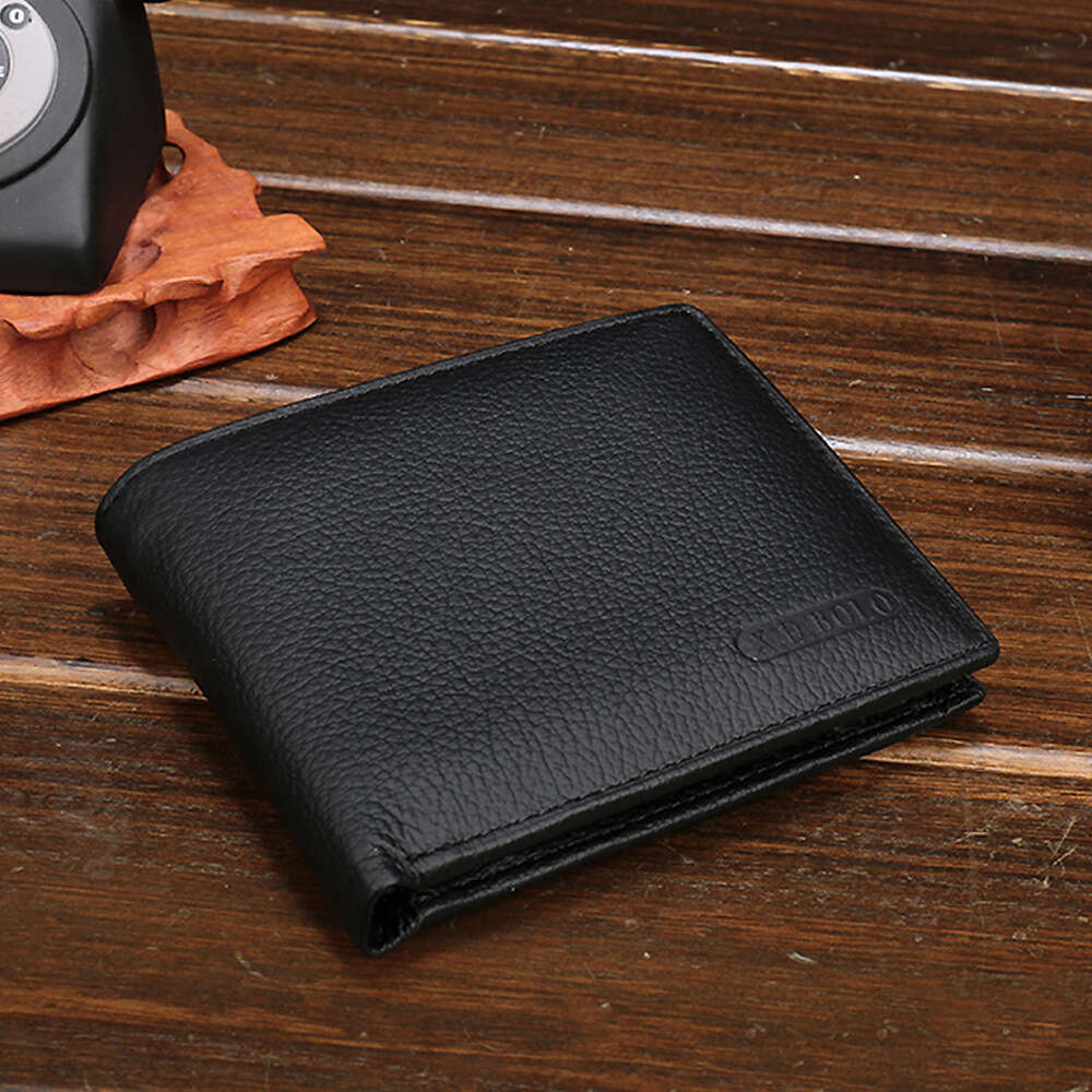 Fashion Casual Soft Leather Men's Wallet Short Coin Purse Multi-Functional Money Clip designer wallet B5 B5