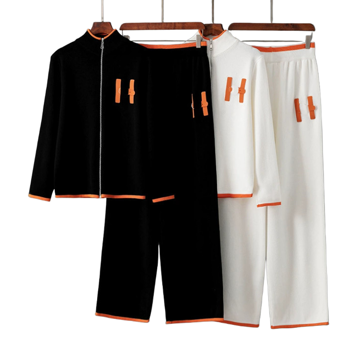 NEW Women's Tracksuits Knitted suit brand Knitted Casual Suit Sweater pants 2 Piece Set designer Tracksuits 4s