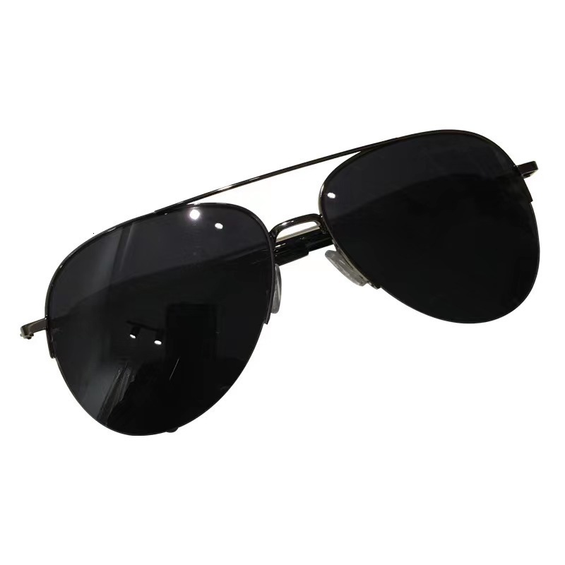 Pilot Sunglasses Men And Women Drive UV400 Protection Personalized Half-frame Glasses