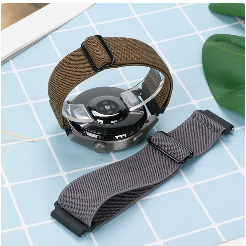 20 22mm Nylon Strap For Vivoactive 4 3 5 Band Watch Venu/SQ/2 Plus Elastic Wristband Forerunner 645 245 265 255 Bracelet 250818