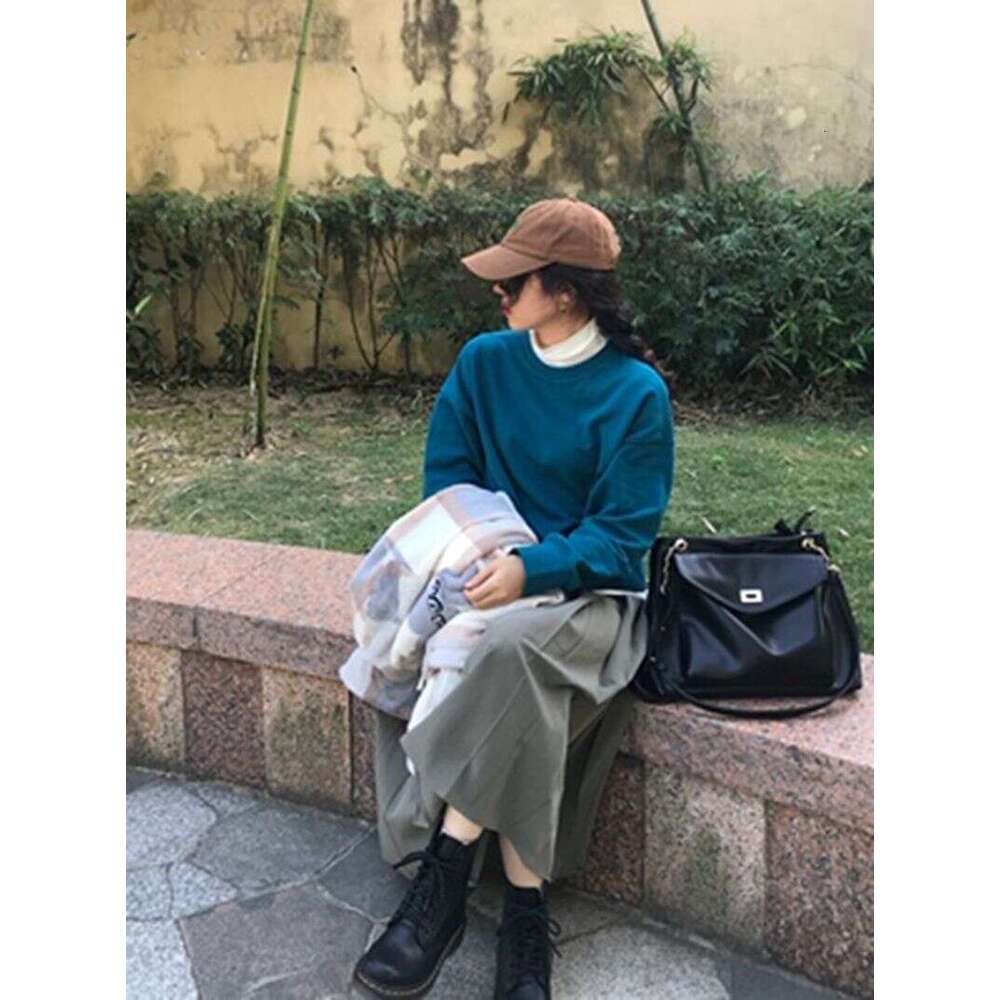 Wandering Minimalist New Large Capacity Korean Fashion 2024 Spring/Summer Versatile One Shoulder Oblique Straddle Big