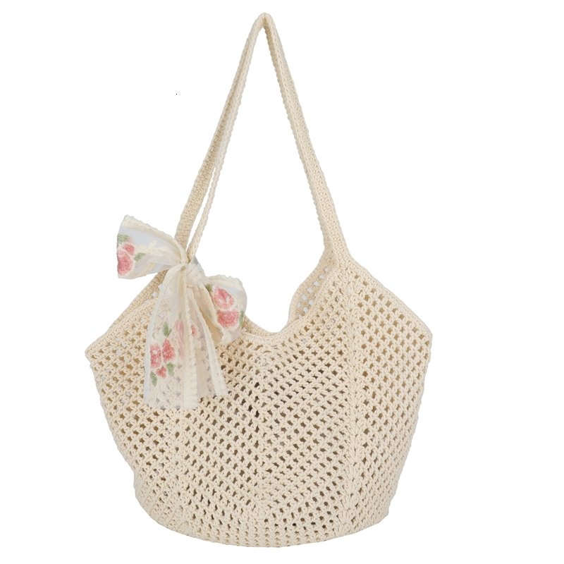 2025 Autumn Large Capacity Woven Bag New Hollow Shoulder Straw Bag Leisure Commuter Handbag Women's Bag Women's Crossbody Bag Designer Bag W