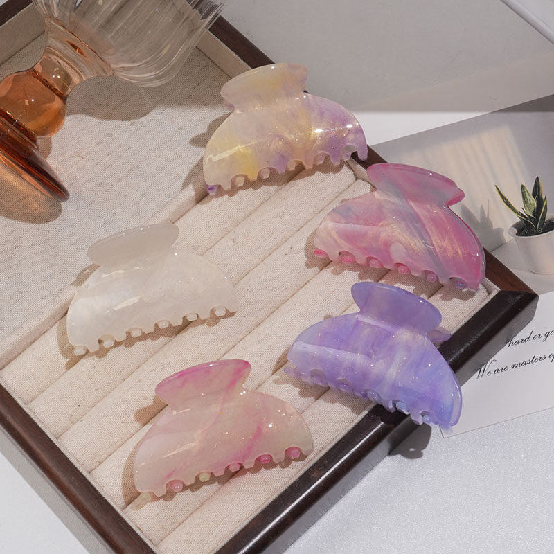 Premium Quality Shark Tooth Charm with Unique Marble Pattern