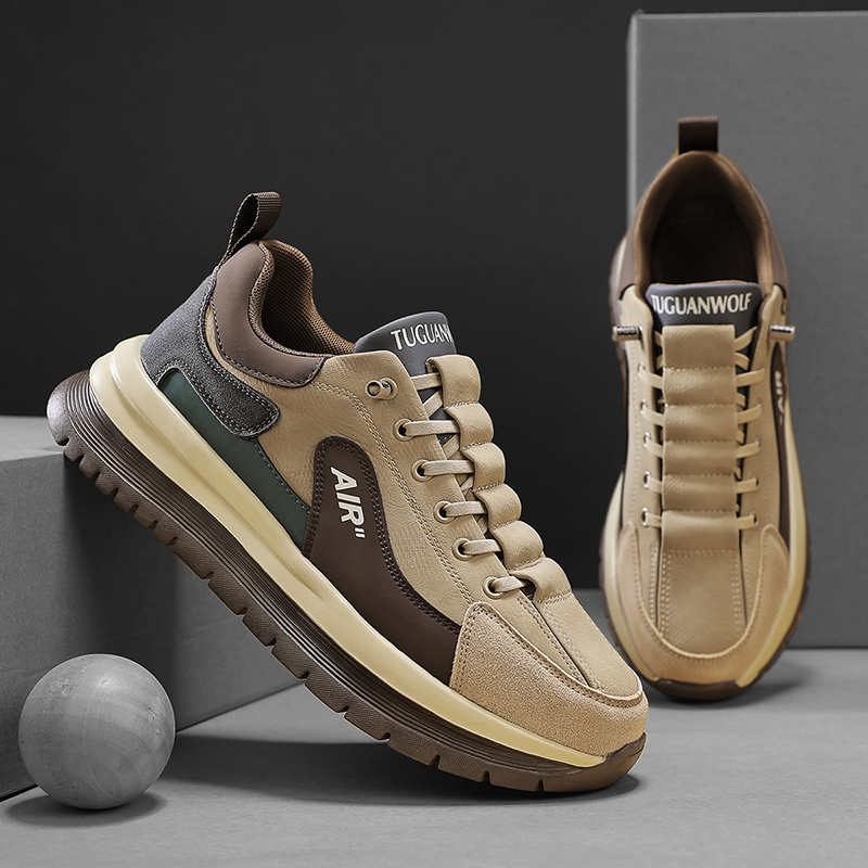 Men's summer fashion dad shoes 2025 new soft sole breathable sports running shoes men's retro versatile casual shoes