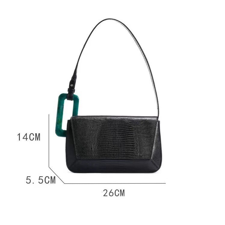 Underarm Small Square Niche Design Geometric Patchwork Women's High-End Turkish Shoulder Guangzhou Bag
