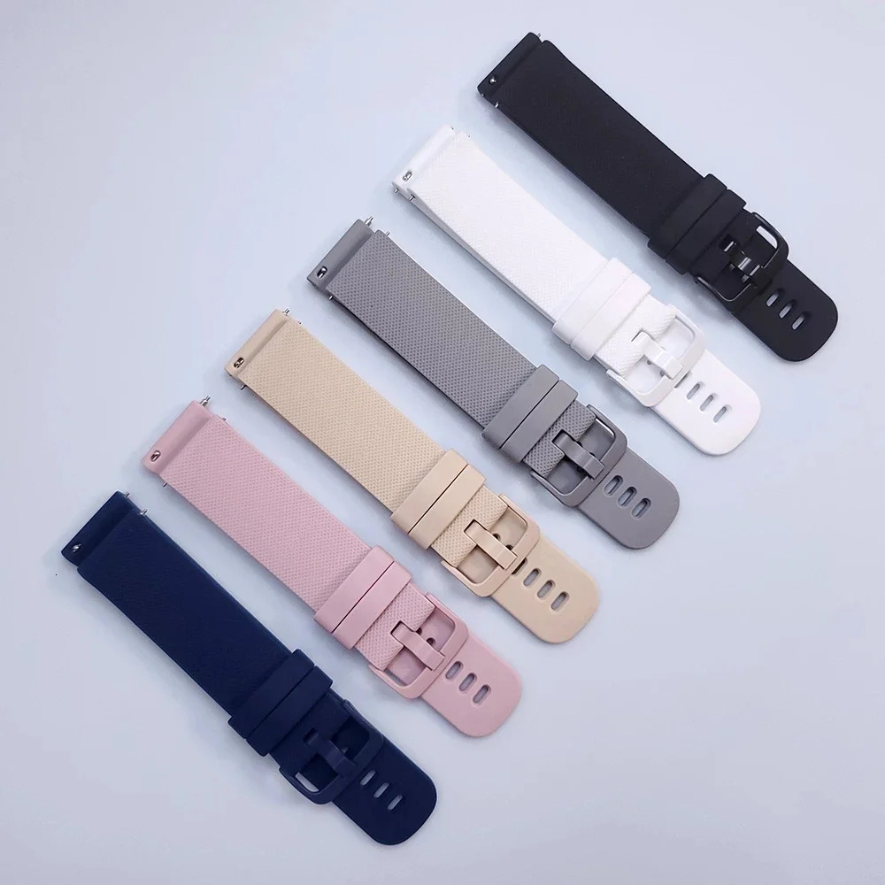 Silicone Strap For Venu 3 Band Forerunner 265 255 245 Music Vivoactive 4 Bands Venu Sq 2 Plus Bracelet 20mm 22mm 250818