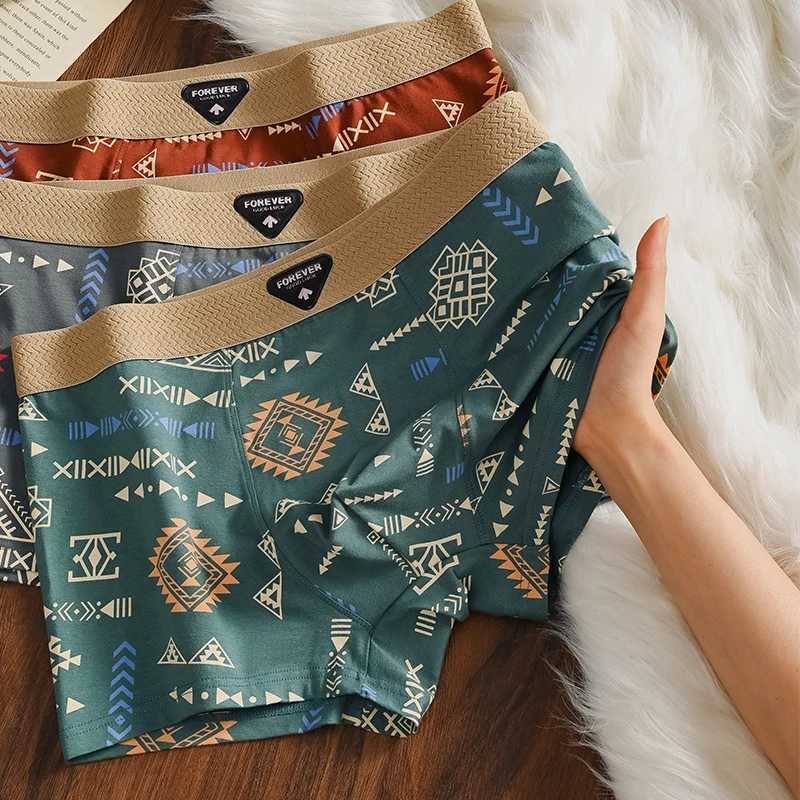 Sports Shorts Men Graffiti Boxers and Underpants Fashion Mens Boxer Briefs Cotton Man Boxer Mens Underwear Set Hot W250819