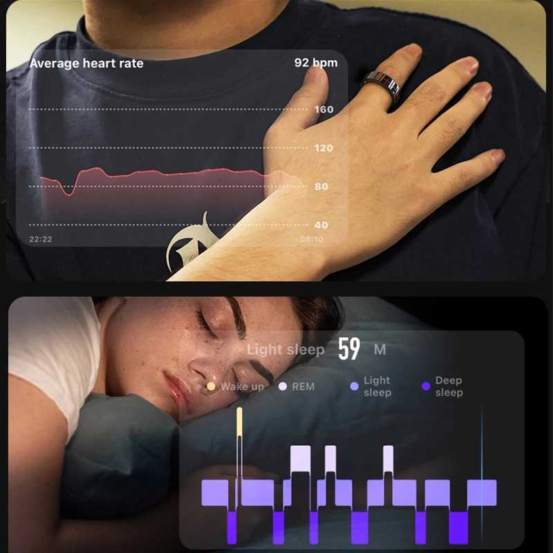 04 Smart Ring 2025 Nev Men Women Multi Sports Modes Body Temperature Hrv Health and Sleep Monitor Stainless Steel Sport Ring W250819