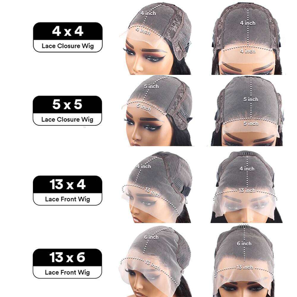 Water Front Brazilian Hd 13X6 Human Hair Deep Wave Wigs For Women 13X4 Lace Frontal Closure Wig