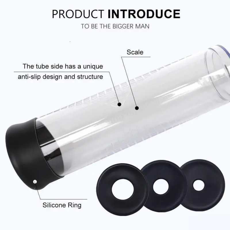Effective Penis Pump Enlargement Vacuum Dick Extender Male Sex Toy Increase Length Enlarger Erotic Adult Sexy Product 18+ XJ250819