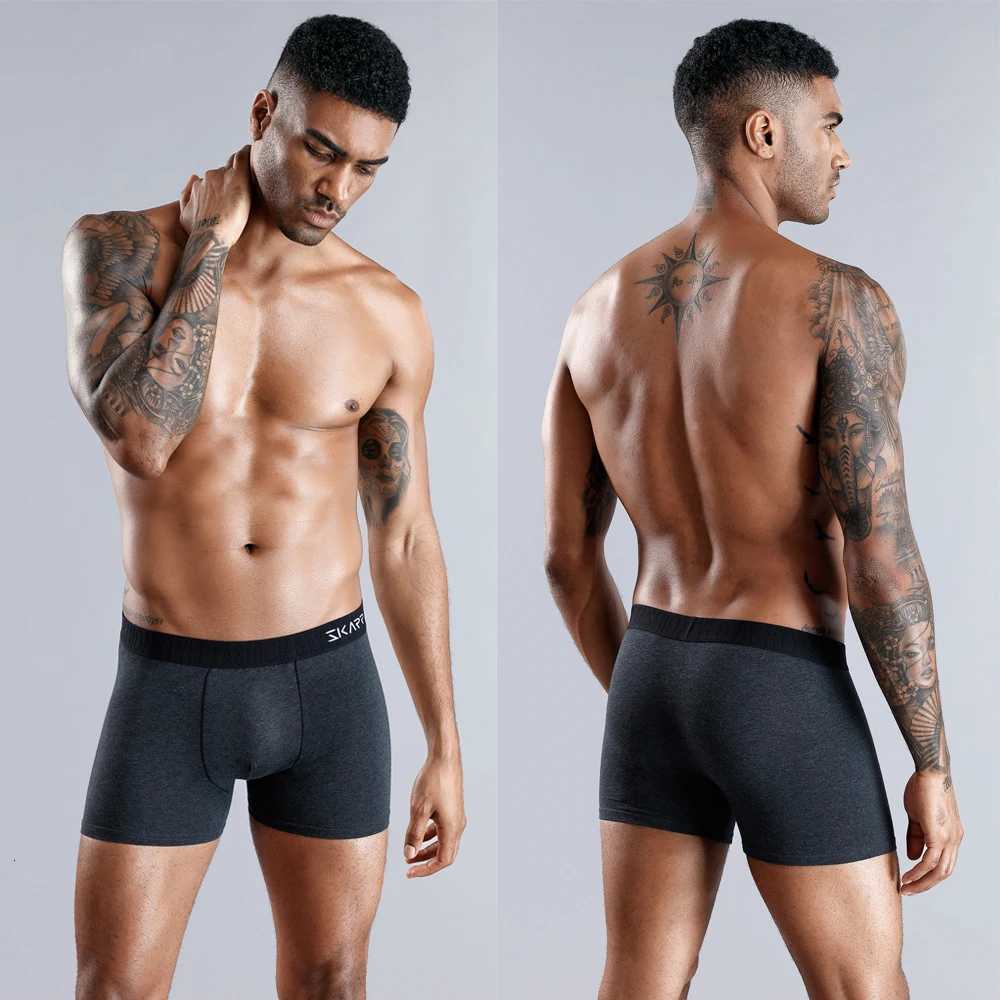6pcs Cotton Mens Panties Sexy Underwear For Men Boxer Briefs Elastic Band Boxers Mens Underpants Shorts W250819