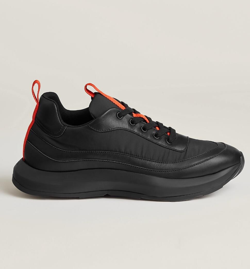 Top Quality Men Gramme Trainers Calfskin Leather Athletic Rubber Outsole Runner Sports Water-repellent Man Comfort Casual Walking EU38-47