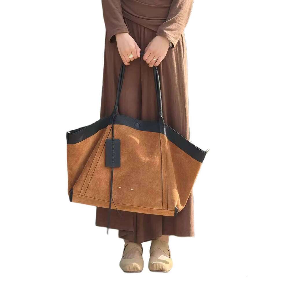 Designer Bag Tote Bag Shoulder Bag Ins Internet Celebrity Same Style Lazy High End Commuting Suede Large Capacity Tote Niche Design Women S Bag