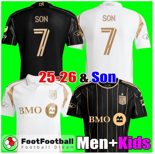 LAFC 2025 2026 Los Angeles FC football jersey GIROUD VELA HOLLINGSHEAD BOUANGA MARLON TILLMAN 24 25 Football Shirt Primary Home Away Soccer Shirts Kids Kit Man