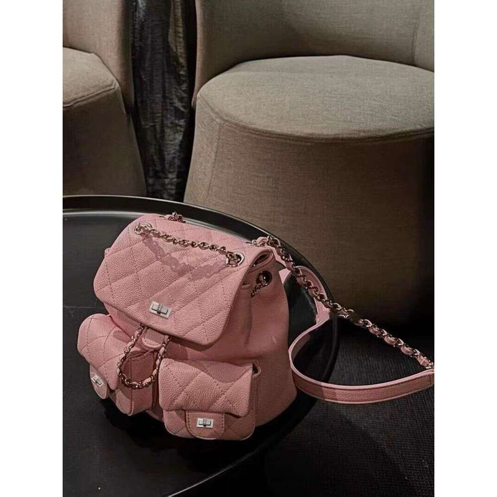 2025 New Xiaoxiangfeng Korean Edition Versatile Chain For Students Large Capacity School Bag Fashion Trendy Backpack