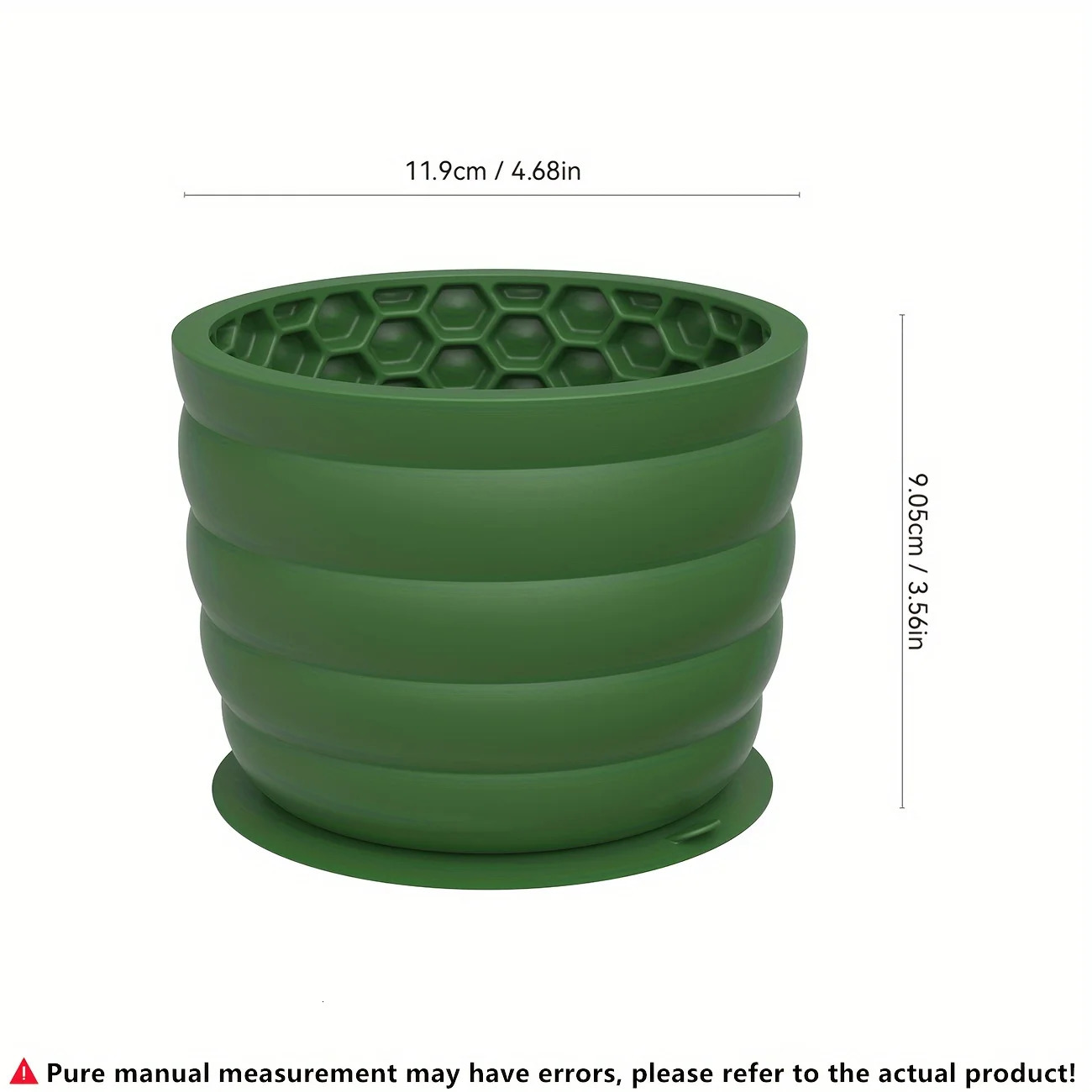 Silicone Slow Feeder Dog Bowl Cup - Anti-Slip Distraction for Small to Medium Breeds - Promotes Healthy Digestion 250813