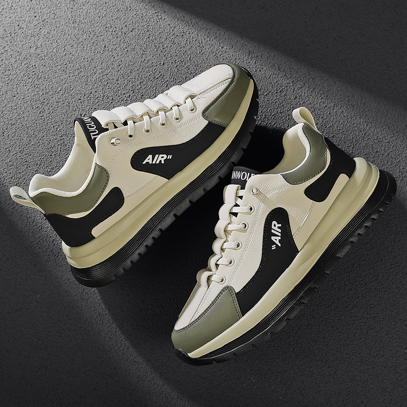 Men's summer fashion dad shoes 2025 new soft sole breathable sports running shoes men's retro versatile casual shoes