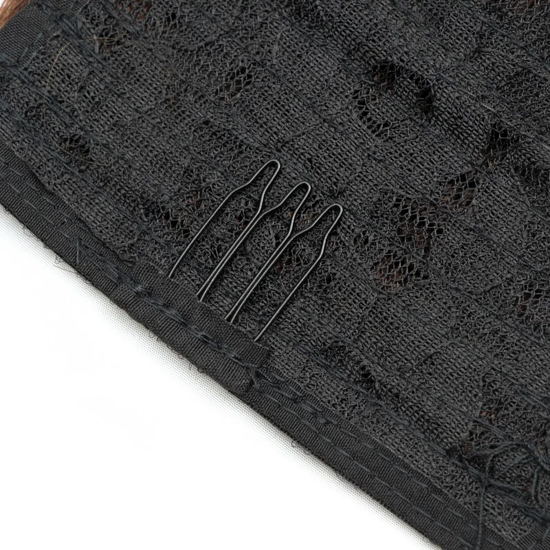 Real Natural Hair Ponytail Human Hair Extensions Remy Hair Clip On Ponytail Extensions 12-24inch Thick Ends color4 Brown 120g