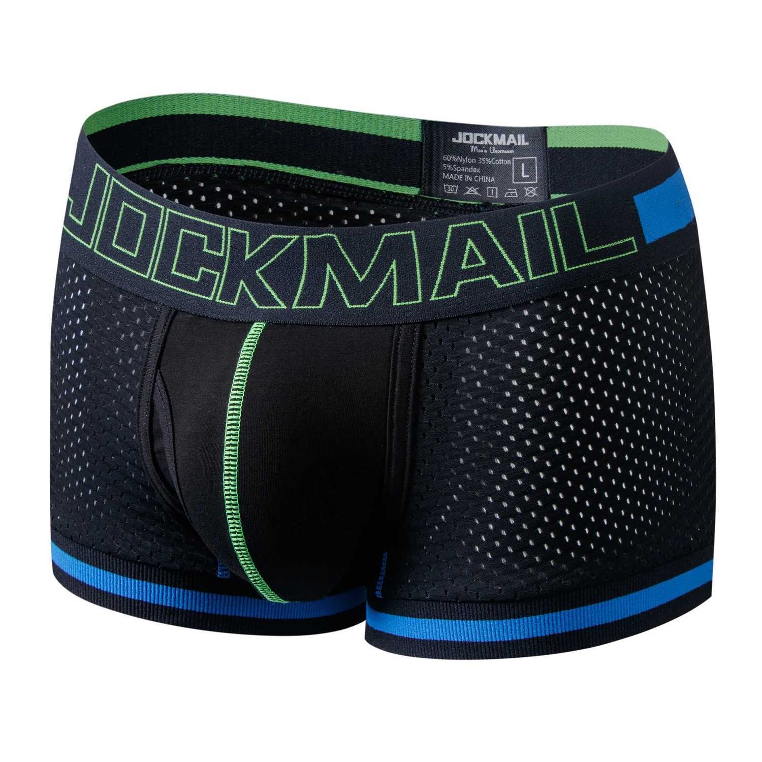Mens Underwear Boxer Breathable Mesh Boxer Brief Male Underpants Sexy Panties Mens Bodysuit Trunks Quick Dry Sports Fitness W250819