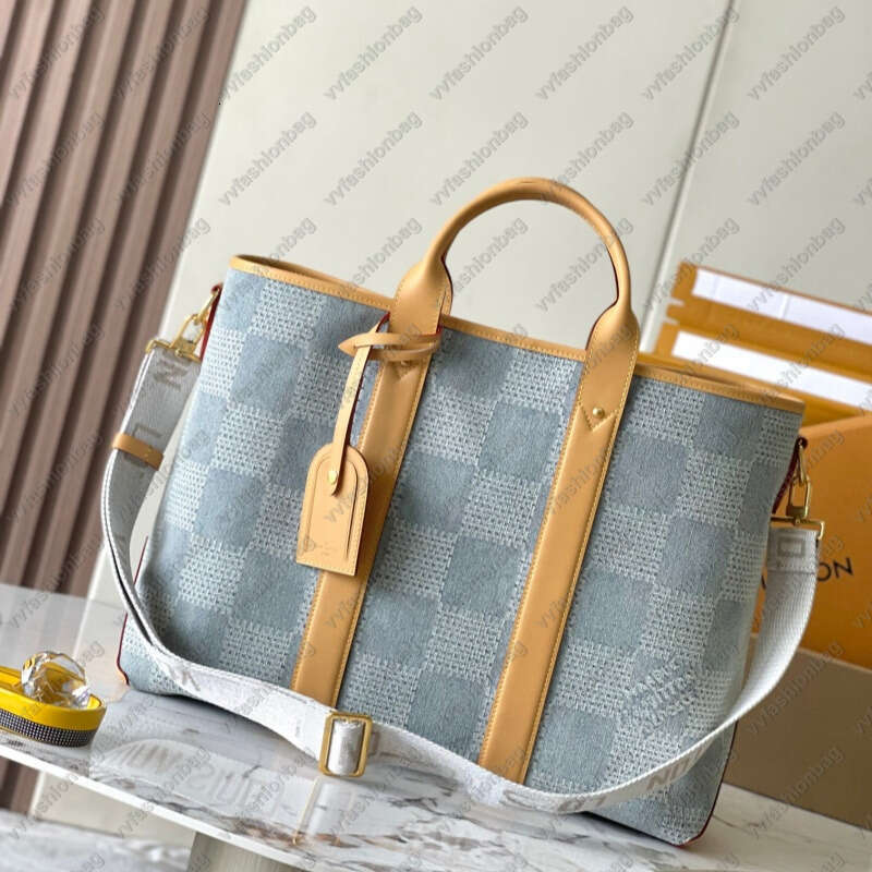 12A Classics Weekend Tote Handbag Tote Bag Shopping Bag Designer Bags Luxury Damier Denim 3D Laptop Bag Notebook Bag Formal Shoulder M40702 vvfashionbag