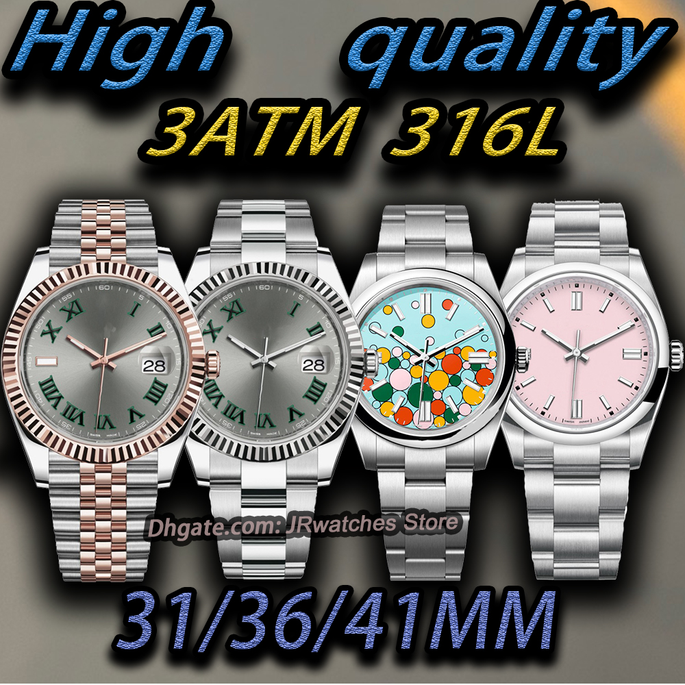 Date Luxury Men's 36/41MM Women's 31MM Cal. 2813 Automatic Mechanical Movement Watch Designer Style High Quality Stainless Steel Luminous 30m Water Resistance