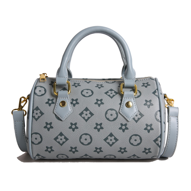 Designer hot bag bag new women's bag fashion vintage printed handbag Boston shoulder bag