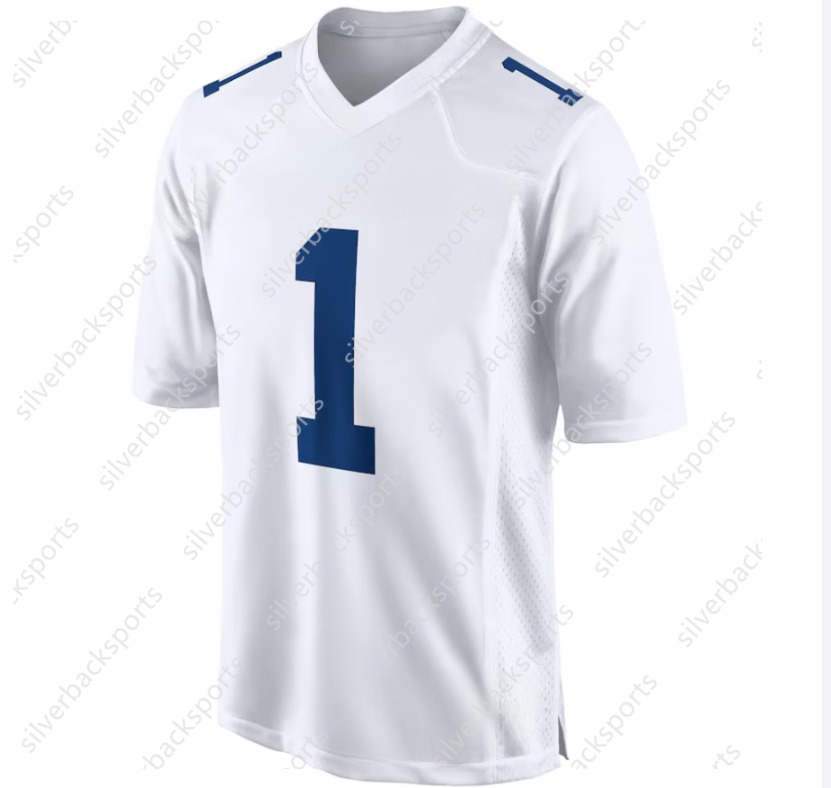 Personalized 9 Malik Nabers Kayvn Thibdeaux Brian Burns Ftball Jersey Dexter Lawrence II Taylr Dente Banks Daniel Jnes Jalin Hyatt Devin Singletary Tm
