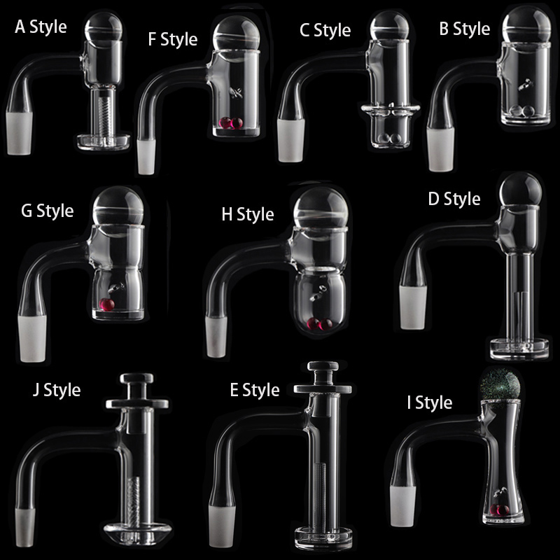10 Style High-Quality Control Tower Smoking Terp Slurpers Quartz Banger Set 10mm 14mm Nails For Glass Water Bongs Dab Rigs