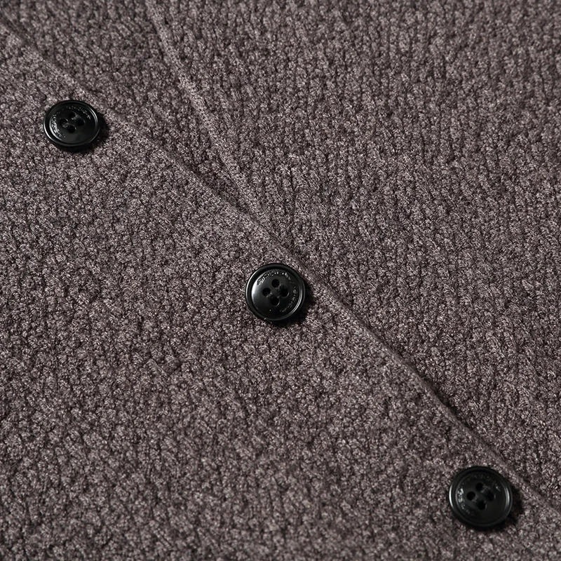 High End ner Autum Winter Fashion Knit Mens Button Cardigan Sweaters Cute Casual Men Coats Jacket Clothing 250819