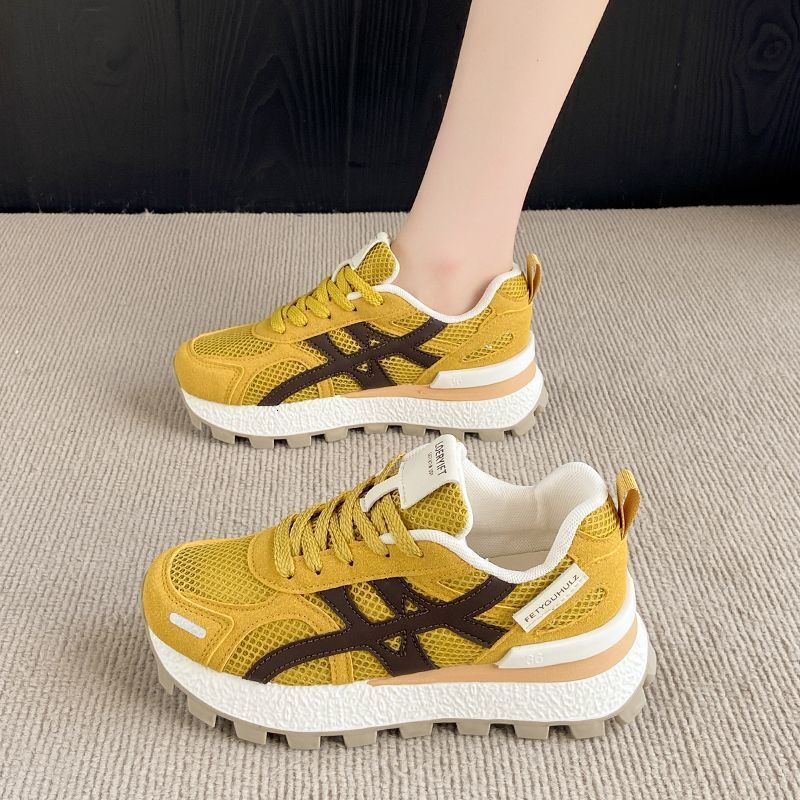 2025 New Summer Casual Shoes Multi functional Comfortable Sports Shoes Designer Shoes Thick soled Increased Mesh Breathable Shoes