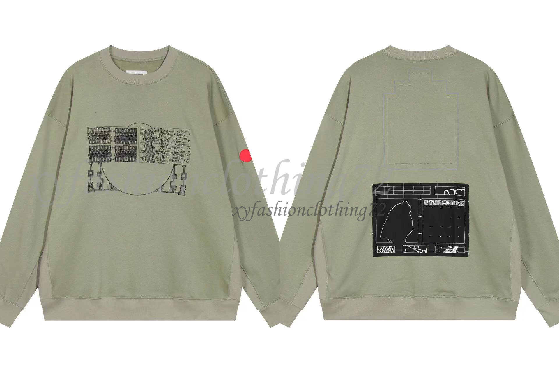 CE Designer Men CAV EMPT Pullover T Shirt Casual Black White Oversized Shirts Polo Printed For Women Tee Mens Hip Hop Street Cotton Hoodies Sweatshirt f6c