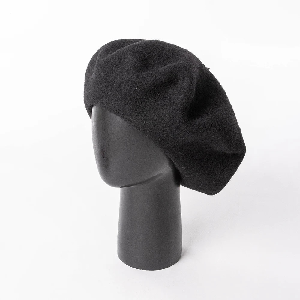 Wool Beret with extra big size 32cm Diamter Unisex Beret plus size knitted wool beret 250819