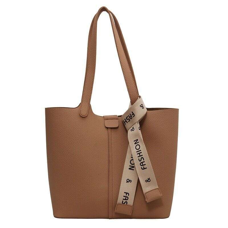 2023 New Multi-compartment Portable Tote Bag Women's Large-capacity Class Commuting niche design high-end shoulder bag