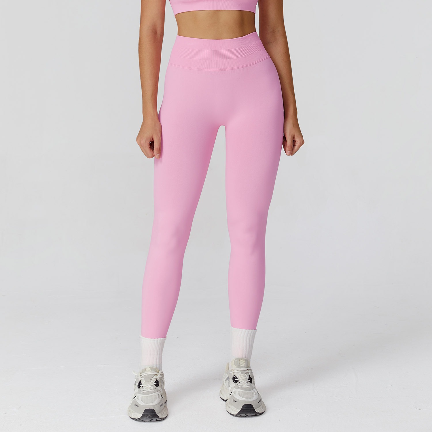 Women's Seamless High-Waisted Yoga Leggings with Built-In Lift - Premium Compression Active Wear for Gym & Outdoors
